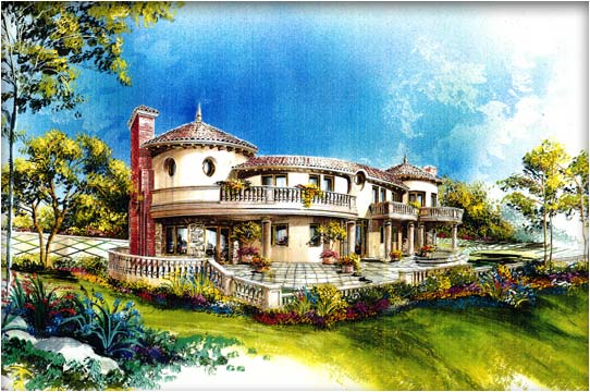 new residential construction rendering