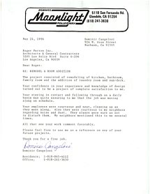 Home Remodeling Testimonial