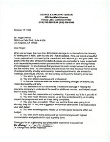 Home Remodeling Testimonial