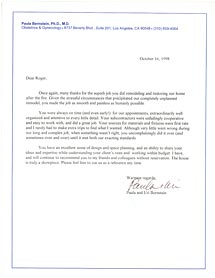 Home Remodeling Testimonial