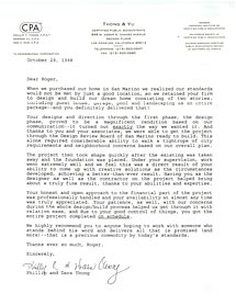 New Home Construction Testimonial