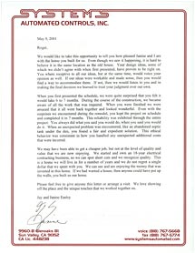 New Home Construction Testimonial