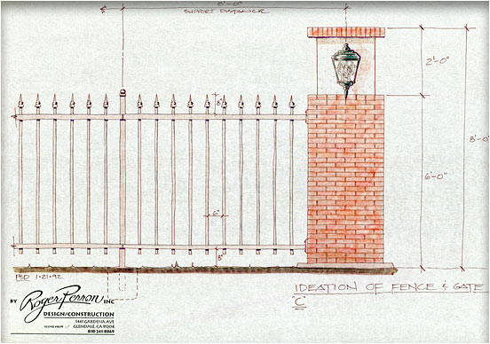 gate study, pillar design #3