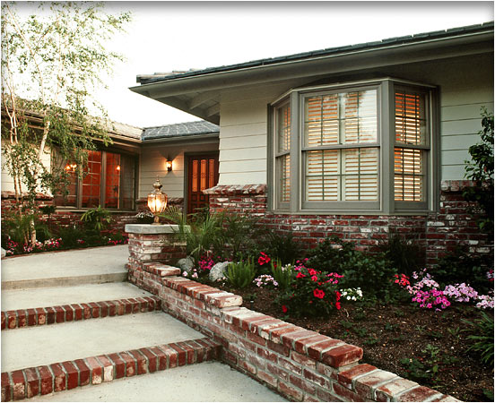 At this home in La Canada we completed a master bathroom remodel and kitchen remodel, as well as the complete exterior.